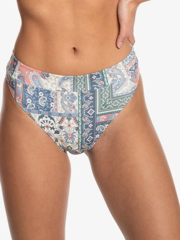 Quiksilver Womens Classic High Waist Band Bikini Bottoms