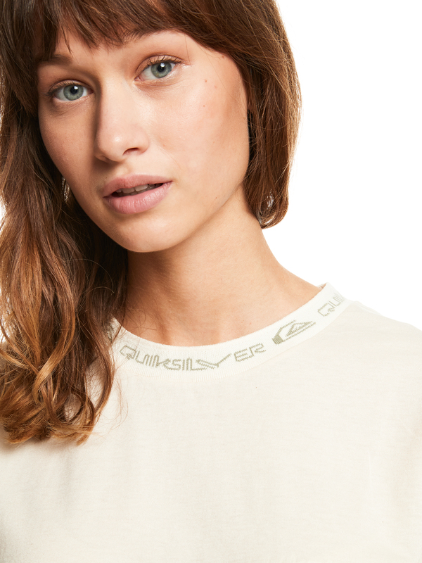 Quiksilver Womens Quiet Energy Cropped T-Shirt