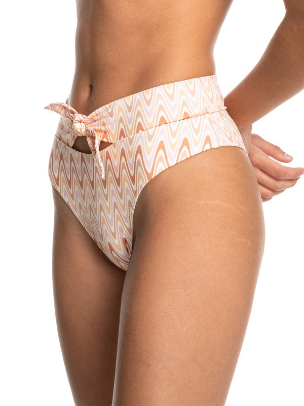 Quiksilver Womens Classic High Waist Tie Bikini Bottoms