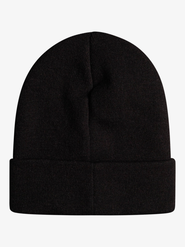 Brigade Fold-Over Black Beanie