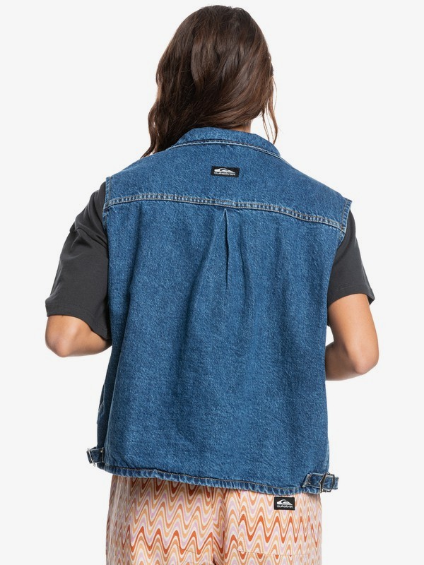 Quiksilver Womens Road By Night Denim Jacket