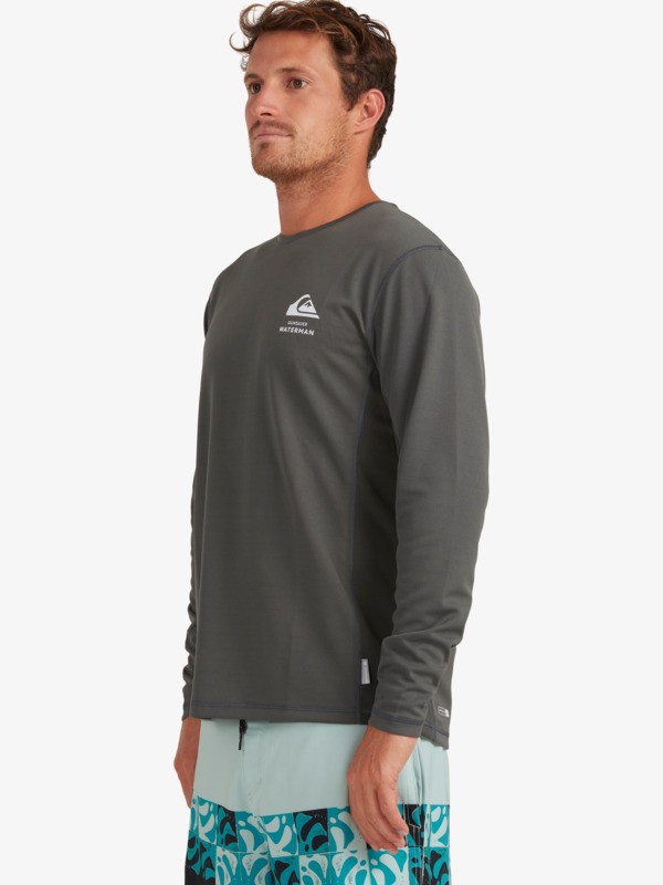 Waterman Bamboo Check Long Sleeve UPF 50 Surf Tee