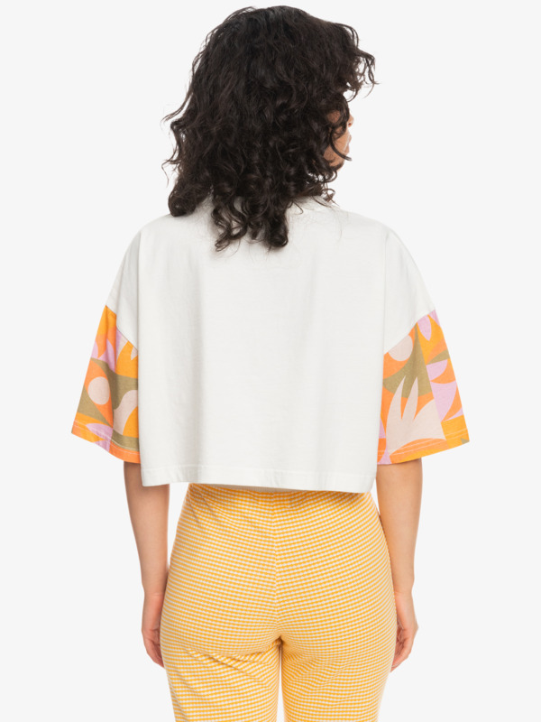 Quiksilver Womens Maxi Crop Bloc Organic T-Shirt