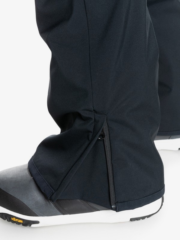 Utility Shell Black Snow Bib Pants