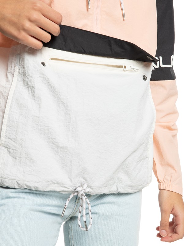 Quiksilver Womens Fun Side Project Packable Half-Zip Popover Jacket