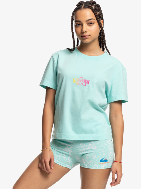 Quiksilver x Stranger Things Women's Lenora Mini Bike Shorts