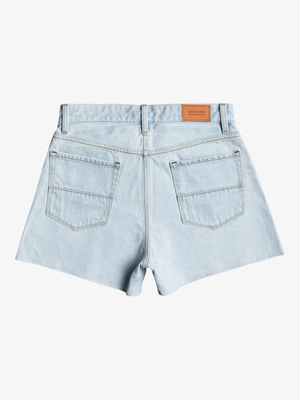Quiksilver Womens Organic High Waist Denim Shorts