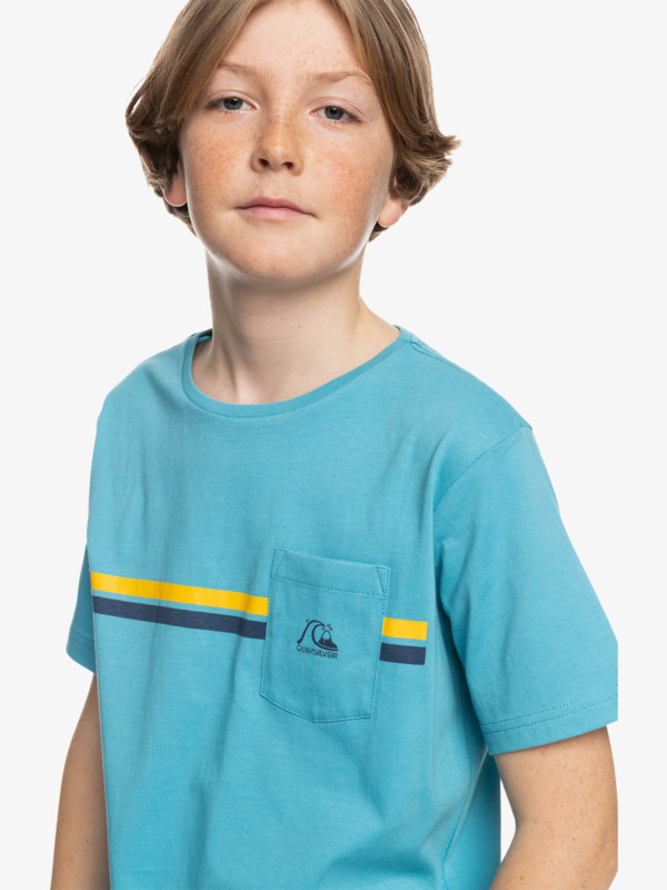 Boy's 8-16 Striped Flow Pocket T-Shirt