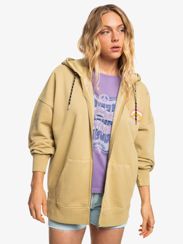 Quiksilver Womens Wild West End Zip-Up Hoodie