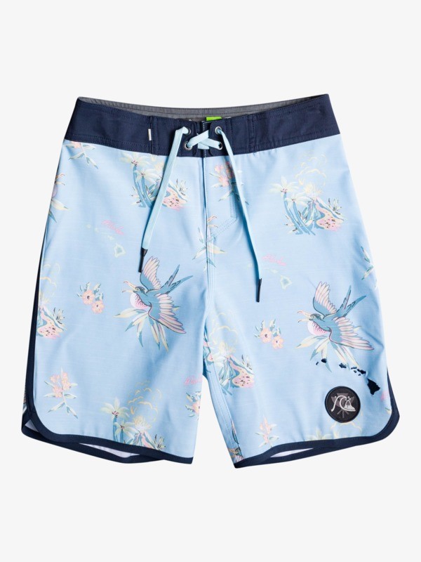 Boy's 8-16 SurfSilk Hawaii Scallop 17" Boardshorts