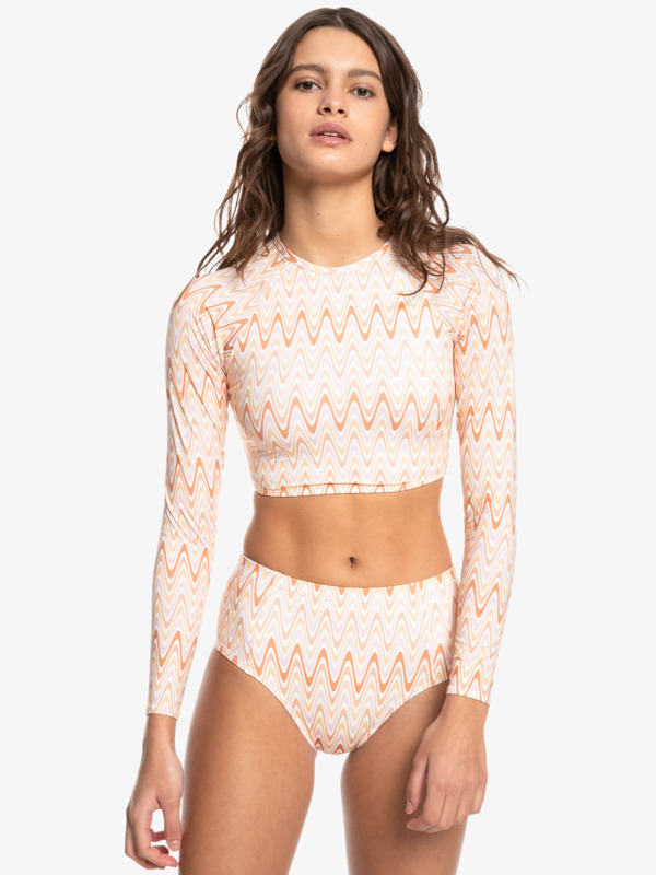 Quiksilver Womens Classic Long Sleeve Crop Surf Set
