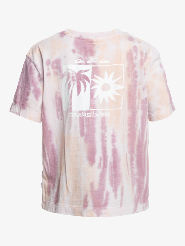 Quiksilver Womens Cropped Tie-Dye T-Shirt