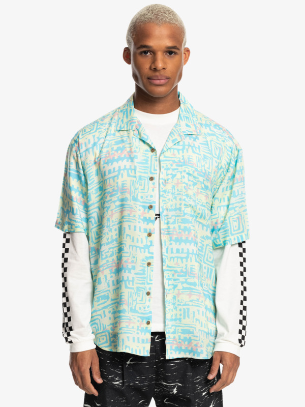 Quiksilver x Stranger Things The Argyle Short Sleeve Shirt