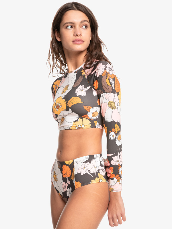 Quiksilver Womens Classic Long Sleeve Crop Surf Set