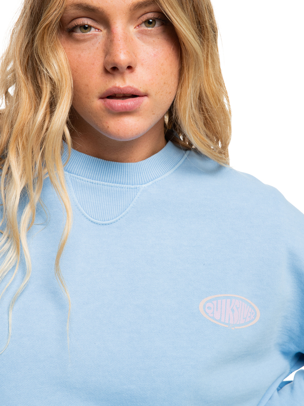 Quiksilver Womens Oversized Crew 2 Pullover Sweatshirt