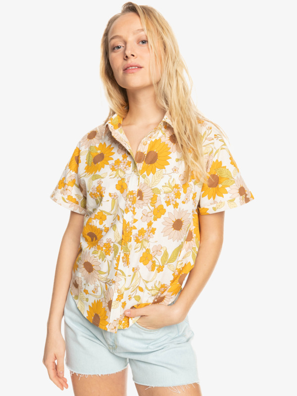 Quiksilver Womens Sundaze Trip Short Sleeve Shirt