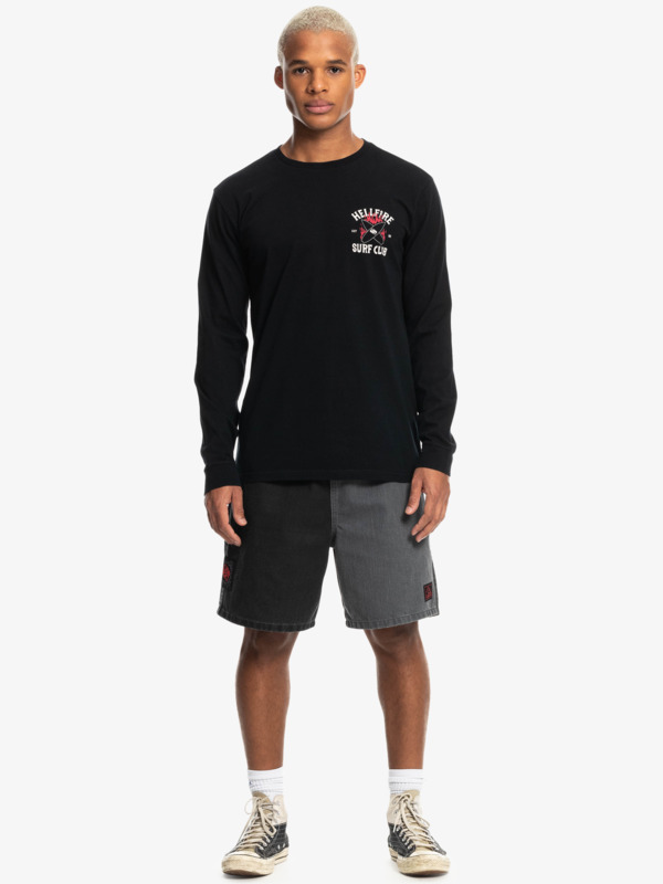 Quiksilver x Stranger Things Hellfire Surf Club Long Sleeve T-Shirt