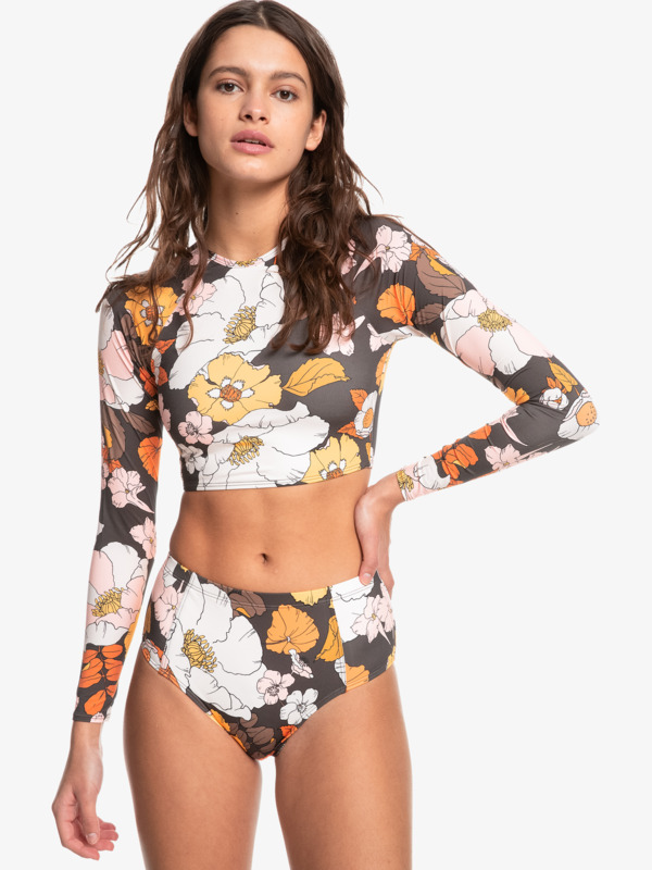 Quiksilver Womens Classic Long Sleeve Crop Surf Set