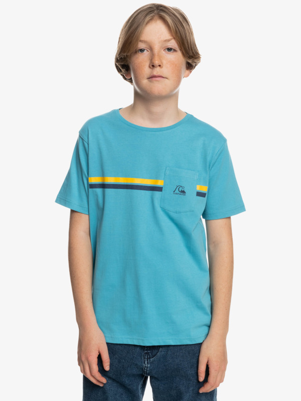 Boy's 8-16 Striped Flow Pocket T-Shirt