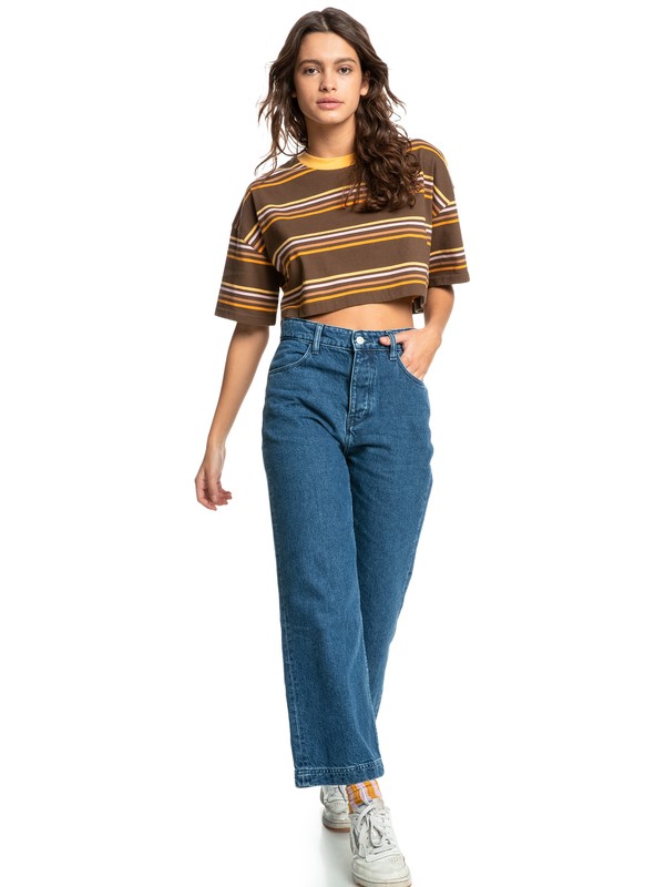 Quiksilver Womens Road Song Crop T-Shirt