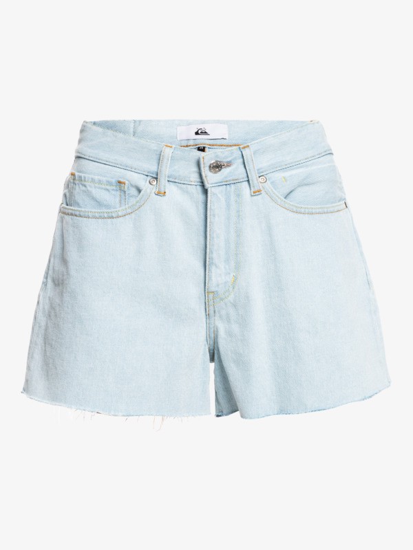 Quiksilver Womens Organic High Waist Denim Shorts