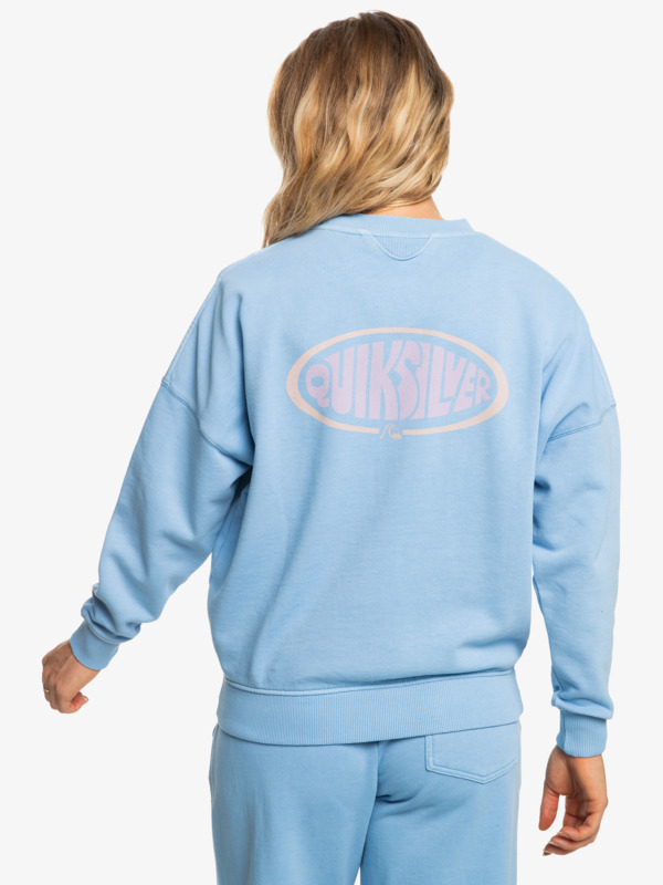 Quiksilver Womens Oversized Crew 2 Pullover Sweatshirt