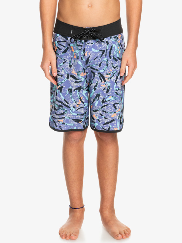 Boy's 8-16 SurfSilk Scallop 17" Boardshorts