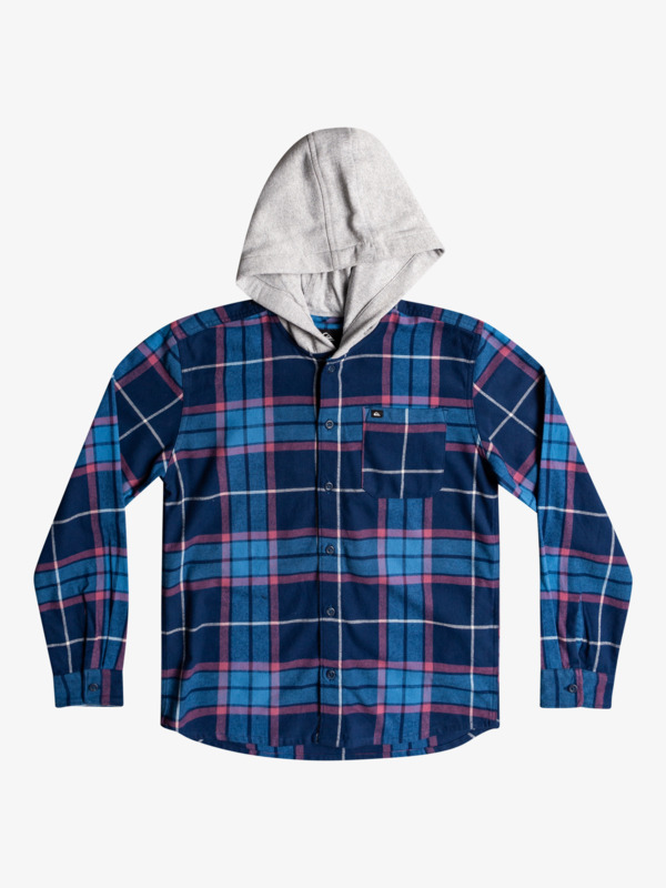 Boy's 8-16 Halidon Hooded Flannel Shirt