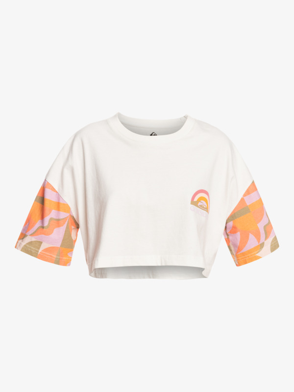 Quiksilver Womens Maxi Crop Bloc Organic T-Shirt