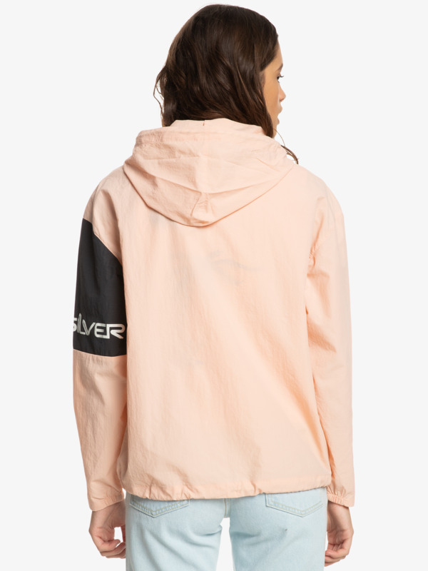 Quiksilver Womens Fun Side Project Packable Half-Zip Popover Jacket