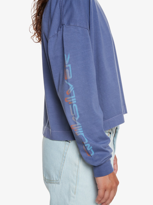 Quiksilver Womens Cropped Long Sleeve T-Shirt