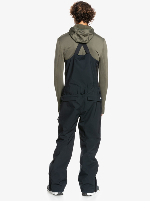 Utility Shell Black Snow Bib Pants