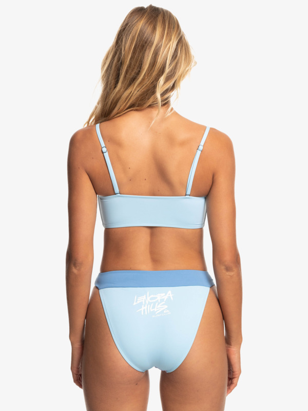 Quiksilver x Stranger Things Women's Lenora High Cut Bikini Bottoms