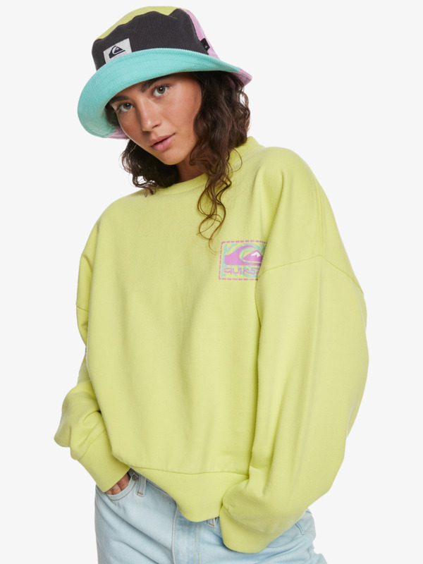 Quiksilver Womens Colorful History Crewneck Sweatshirt