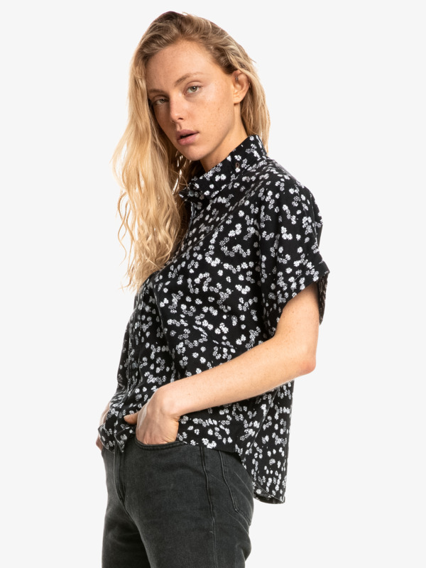 Quiksilver Womens Sundaze Trip Short Sleeve Shirt