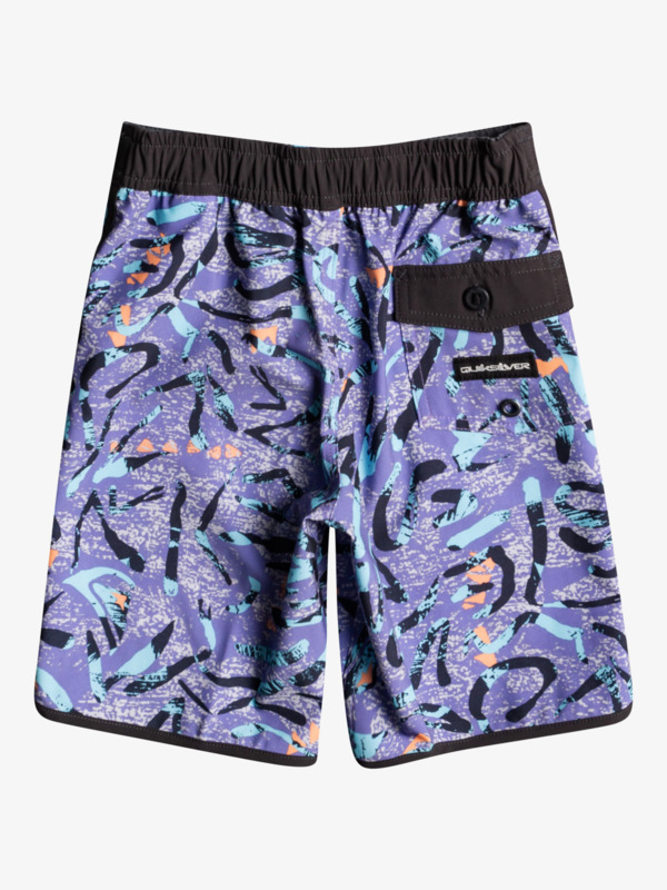Boy's 2-7 SurfSilk Scallop 14" Boardshorts