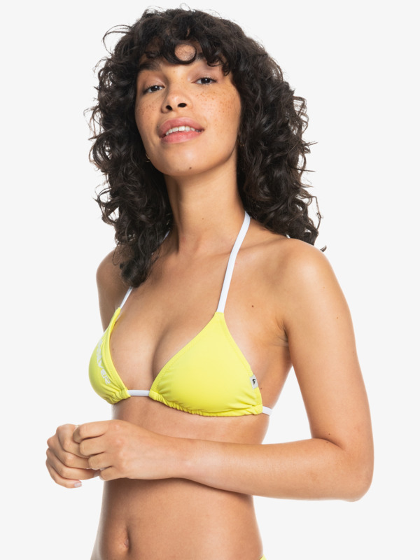 Quiksilver Womens Logo Slide Triangle Bikini Top