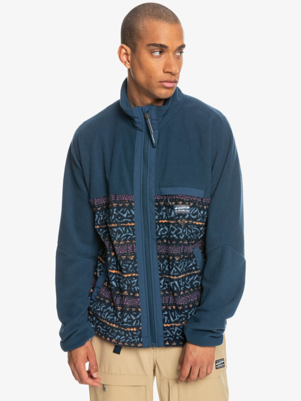 Go First High Neck Zip-Up Fleece Jacket