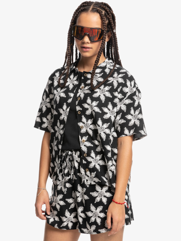 Quiksilver x Stranger Things Women's Upside Down Camp Shirt