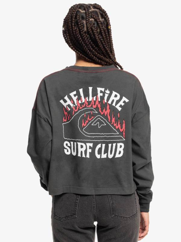Quiksilver x Stranger Things Women's 86 Oversized Long Sleeve T-Shirt