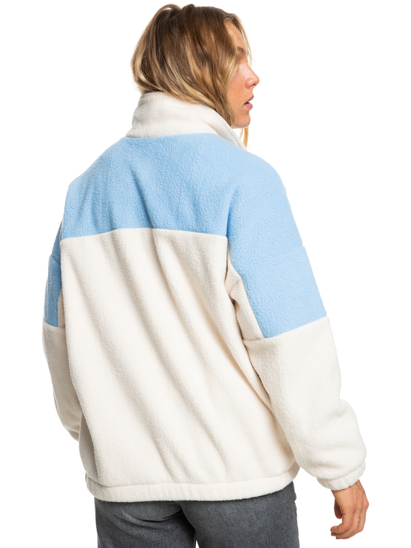 Quiksilver Womens West Freeland Zip-Up Fleece Jacket