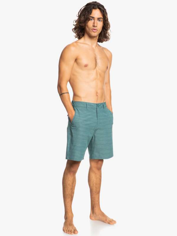 Union Pin Slub 19" Amphibian Shorts