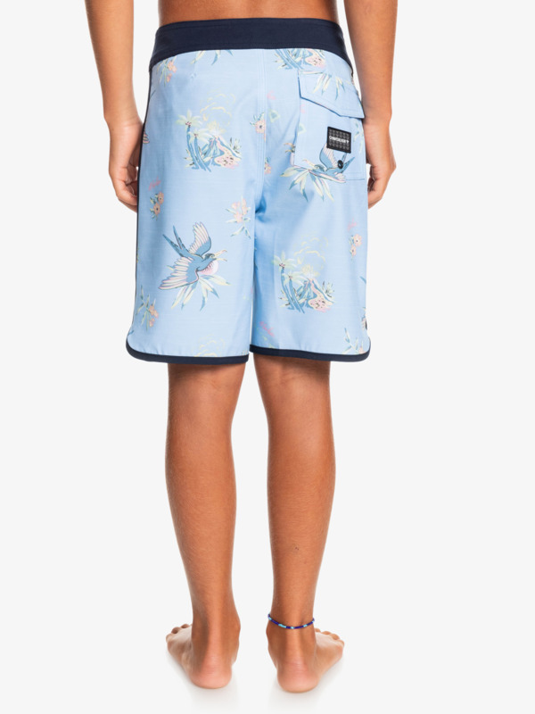 Boy's 8-16 SurfSilk Hawaii Scallop 17" Boardshorts