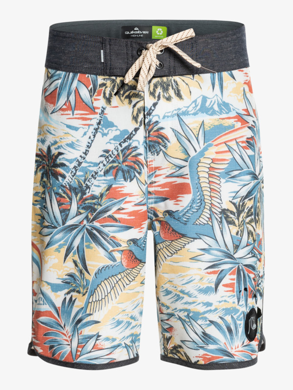 Boy's 8-16 HEMPSTRETCH Hawaii Scallop 17" Boardshorts