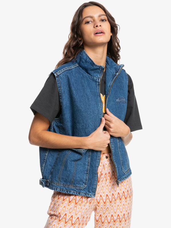 Quiksilver Womens Road By Night Denim Jacket