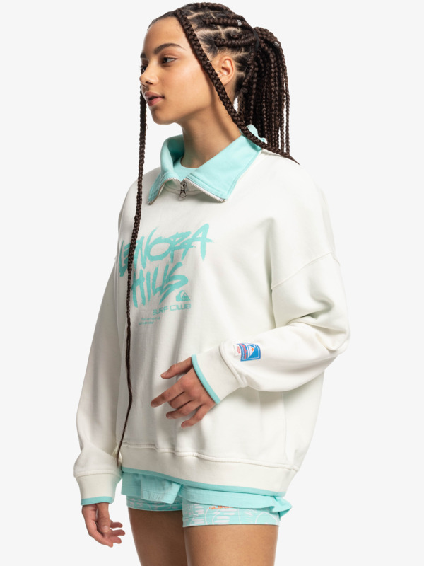 Quiksilver x Stranger Things Women's Lenora Half-Zip Sweatshirt