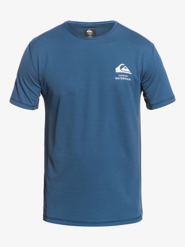 Waterman Bamboo Check Short Sleeve UPF 50 Surf Tee