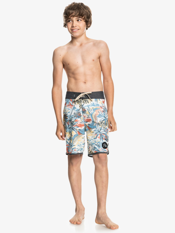 Boy's 8-16 HEMPSTRETCH Hawaii Scallop 17" Boardshorts