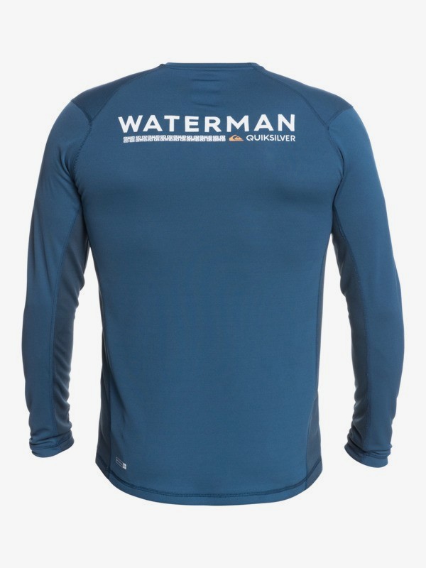 Waterman Bamboo Check Long Sleeve UPF 50 Surf Tee