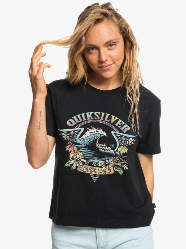 Quiksilver Womens Hair Metal Organic T-Shirt